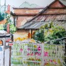 마음에 스며드는 수채화 이미지