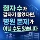 코리아이비인후과의원 | 환자 수가 갑자기 줄었다면, 병원 문제가 아닐 수도 있습니다