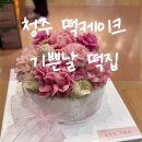[청주] 친정아빠 생신에 주문한 기쁜날떡집 청주떡케이크