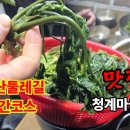 지리산둘레길 7코스 맛집 청계마을식당 (성심원-어천마을-운리) 빗속을 뚫고 산나물백반에 취하다 이미지