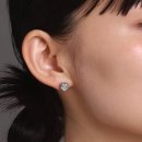 엘에이치엠(LHM) | 라이언 하트 재팬 LHME 모멘트 하트스톤 귀걸이수술용 스테인리스 스틸 (금속 알레르기 친화적)