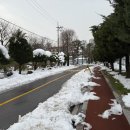 안양교도소 | 폭설이 온 뒤 안양교도소 주차장, 11월 29일 상황