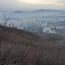 (수리산역)~수리산~서독산~가학산~구름산~도덕산~도문산~(철산역) 25.4km 이미지