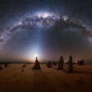 2020-10-11 호주의 첨탑 위로 펼쳐진 은하수(Milky Way over the Pinnacles in Australia) 이미지