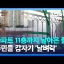 공사장 폭파 파편에 인근 아파트 ‘날벼락’…주민 부상·유리창 파손 이미지