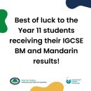 Best of luck to the Y11 students receiving their IGCSE BM & Mandarin result 이미지