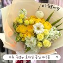 1352 | 수원 기념일 꽃다발 호매실 꽃집 마루꽃 24시간 무인 픽업 가능 꽃다발 후기