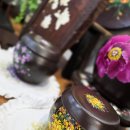 들꽃그림 천아트 | 손끝에서 피어나는 야생화 들꽃그림-고재그림-천아트-꽃그림소품 감국 구절초♡