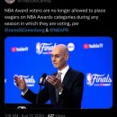 NBA 어워드 투표자는 투표 시즌 동안 더 이상 어워드 관련 베팅을 할 수 없음 이미지