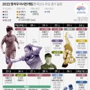 2022 항저우 아시안게임 한국선수 주요 경기 일정 이미지