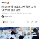 [속보] 동해 중앙초교서 학생·교직원 23명 집단 감염 이미지