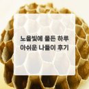 노을빛 풍경 | 노을빛에 물든 하루 아쉬운 나들이 후기