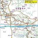 한남정맥 전채등산지도 이미지