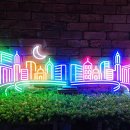 옐로우 펀 | [네온 제작] 즐겁과 환한 도시. 펀 시티 제작 후기.