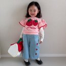 현대오렌지어린이집 | 31개월 여자아기 딸기 등원룩 / 보보쇼즈 미니로디니 26ss 후기