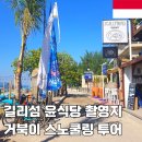발리여행 길리섬위치 윤식당 촬영지 거북이 포인트 스노쿨링투어