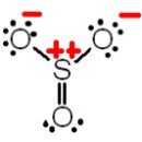 SO4 -2와 SO3의 루이스 구조 이미지