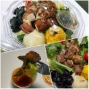 오늘도 샐러드 | 판교 삼평동 샐러드 오늘은 샐러드 포장 후기｜수비드 목살·닭다리 둘 다 성공