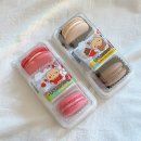 씨유(CU)진해안골행복점 | CU 망그러진곰 띠부씰 샀더니 쫀득한딸기마카롱 쫀득한초코마카롱 따라온 후기