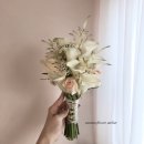 방배2동070 | 카라 웨딩부케 [사당역/방배동/이수꽃집] _ 은은플라워아틀리에 화이트 본식 부케