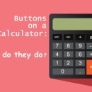 What do the buttons on a calculator do 이미지