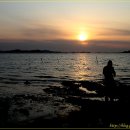 노을과 바다 이미지