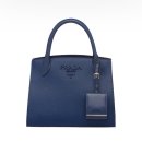 F0016 | 프라다 모노크롬 네이비 스몰 사이즈 수납력 / 착샷 / 후기