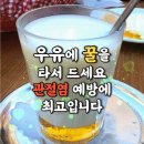 건강정보＞ 꿀을 탄 우유의 놀라운 효능 7가지 이미지