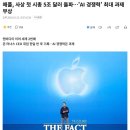 애플 사상 첫 시가총액 5조 달러 돌파 이미지