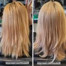 *Hair* 신촌미용실 탈색 후 한달, 뿌염 후기 (베이지금발)