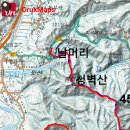 청벽산(靑壁山454.2m).곤봉(635.8m).수리봉(507.6m)/강원 홍천 이미지