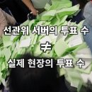 부정 선거 의혹: 선관위 서버 득표 수와 개표 현장 득표 수의 큰 차이, 컴퓨터 조작의 확실한 증거? 이미지