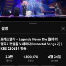 레전드 네버 다이 150만뷰 달성🎉🎉🎉🎉 이미지