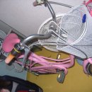 어른용 핑크색자전거..& 여아스트랩슈즈 160사이즈..& 이케아말커텐...팔아요~ 이미지