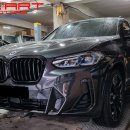 X4 M40i LCI 크리스탈 기어노브 3종세트+X4M타입 스포일러+퍼포먼스 블랙그릴 이미지