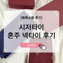 씨지앤 | [결혼준비 11-4] 결혼식 혼주 넥타이 브랜드 시저타이 후기 (양가 아버님, 예랑이)