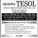 2011학년도 서울교대 TESOL 수시 전형 모집 안내 이미지