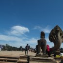 캄보디아(앙코르와트과 톤레삽호수의 수상가옥) 이미지