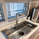 e편한세상 어반타워 정류장 | 순천 사각싱크볼 교체 이편한세상 어반타워 엔지니어스톤 상판 절단 전문가 시공 후기