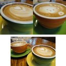 랄로의 에스프레소 커피와 베리에이션 커피음료들 이미지