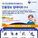 2024년 국가인재데이터베이스 본인정보 업데이트 안내 이미지