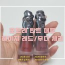 체리 | 포트레 틴트 매트(헤이지 레드, 무디 체리) 후기