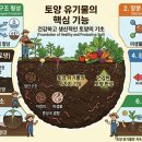 토양 유기물의 기능 이미지