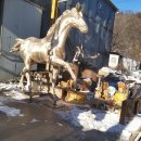 말조형물(동상) 이미지