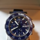 (판매완료)Iwc 아쿠아타이머 청판 크로노 이미지