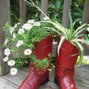 냅킨 아트 화분 만들기 이미지