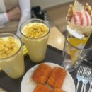 메가엠지씨커피김포초당 | 메가커피 치즈스틱 초당옥수수 프라페 치즈 딸기요거트 크레페 신메뉴 후기