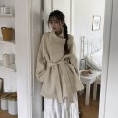 41190-01-07-167 | [지그재그 블프 위시리스트] 화이트 하이넥 하프코트 다 털었습니다 (실제 구매템O)