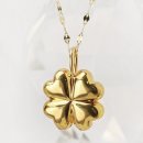 (광고) 주리에떼 순금 24K 목걸이 데일리 플라워 블리스유 행운의 클로버 금 목걸이 선물(14K/18K 체인...