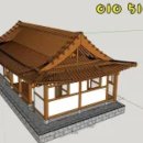 평당 350~450 33.2평 나형 3D 한옥 도면(wood wood korean house) 이미지